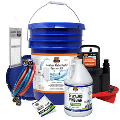 Tankless Water Heater Flush Kit – 1 Gallon Concentrated Vinegar Solution