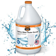 Chromex tankless water heater descaler 1 gallon 128 fl oz NSF certified restores heating efficiency
