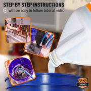 Chromex tankless water heater flush kit step by step instructions with tutorial video