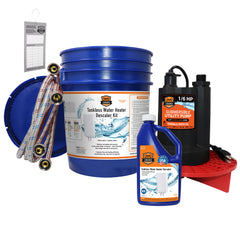 Tankless Water Heater Flush Kit – 1 Qt Descaling Solution | 4.8★ Best Seller