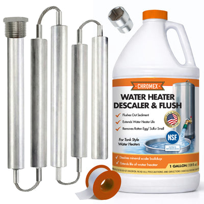 Magnesium rod + descaler