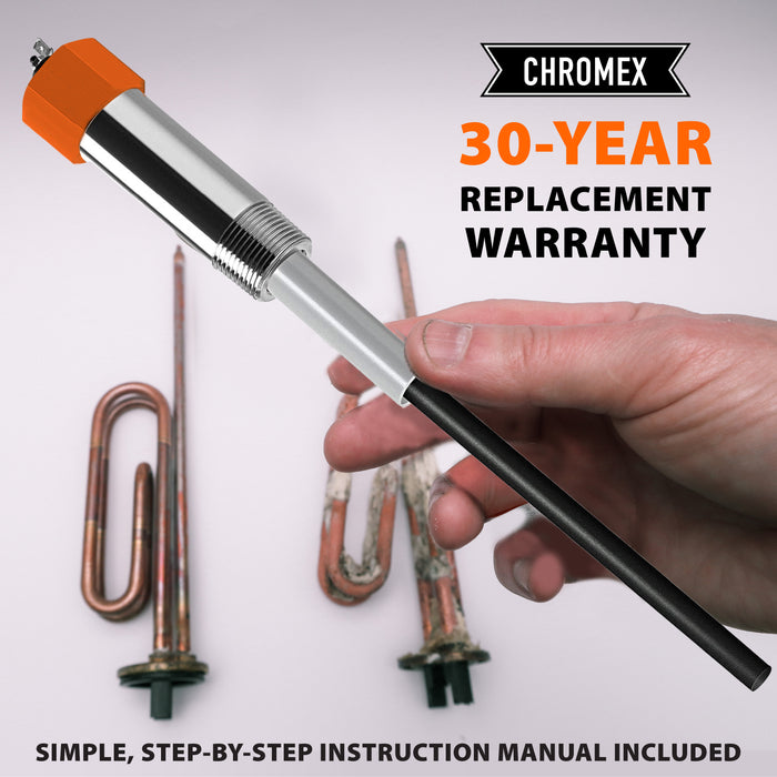 Powered Titanium Anode Rod for Water Heater (40-89 Gallon)