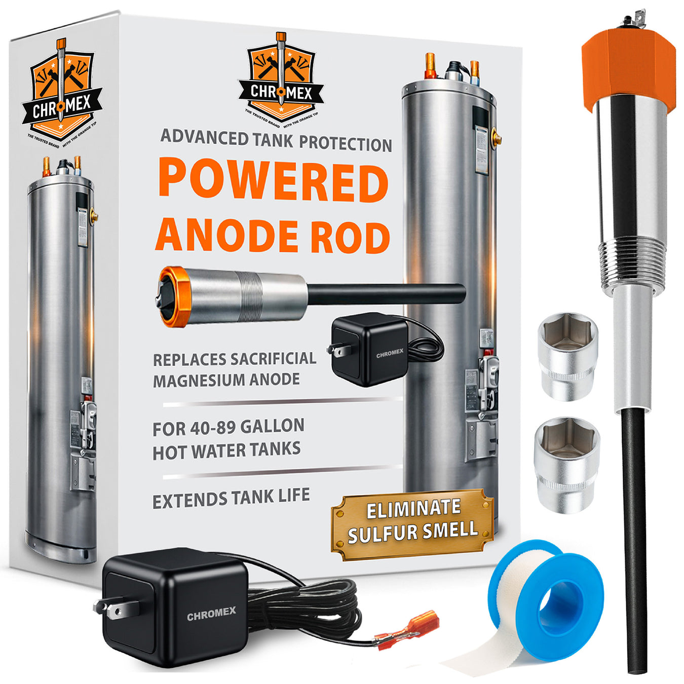 Powered Anode Rods