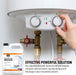 Chromex descaling solution effective powerful solution removes buildup and blockage tankless water heater