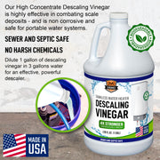 Chromex descaling vinegar sewer and septic safe no harsh chemicals