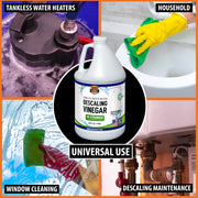 Chromex descaling vinegar results restores flow and heating efficiency