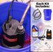 Chromex flush kit complete 6 piece contents with right angled connectors bucket pump grate descaling agent and service log