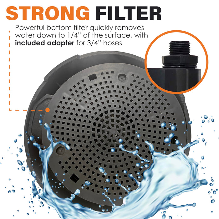 Strong filter submersible pump tankless water heater maintenance