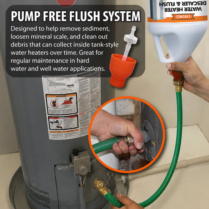 Chromex Water Heater Flush and Descaler