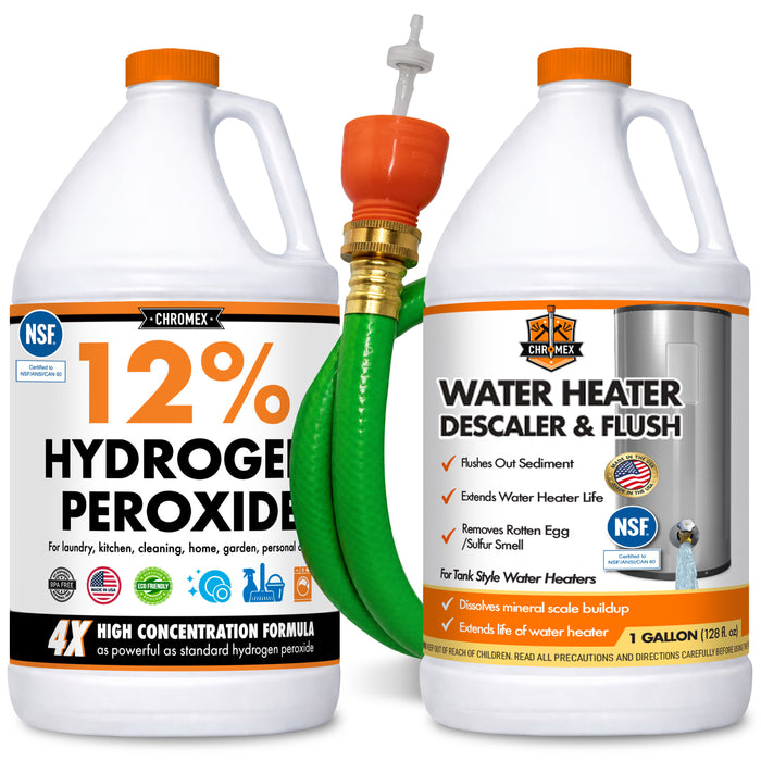Chromex Water Heater Flush and Descaler