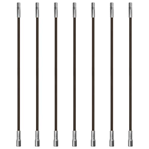 Chromex 7 Piece 3 Foot Chimney Rod Kit | 21 Foot Strong Fiberglass Rod Kit - Standard 1/4" NPT Fittings
